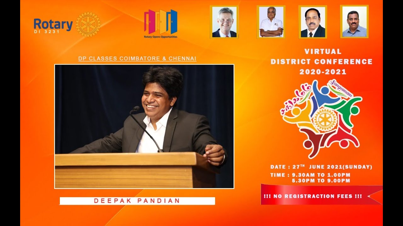 You are Economist ! Nano Economist ! By - CA DEEPAK PANDIAN in ROTARY Conference 3231