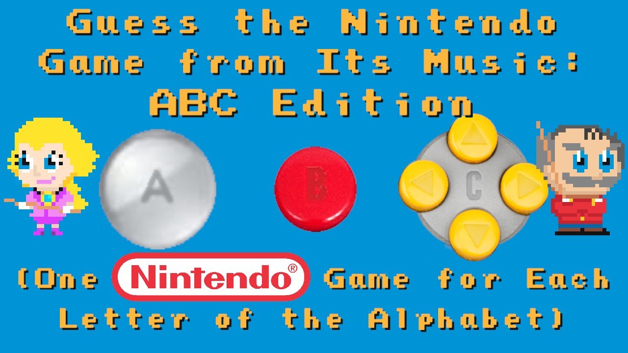 Guess the Nintendo Game from Its Music: ABC Edition (Ep 1)