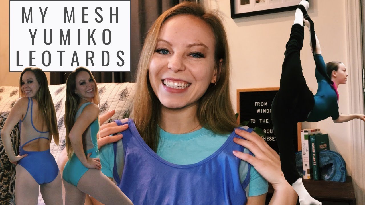 YUMIKO AMBASSADOR TRIES ON MESH YUMIKO LEOTARDS from my YUMIKO LEOTARD COLLECTION! +Color Combos!