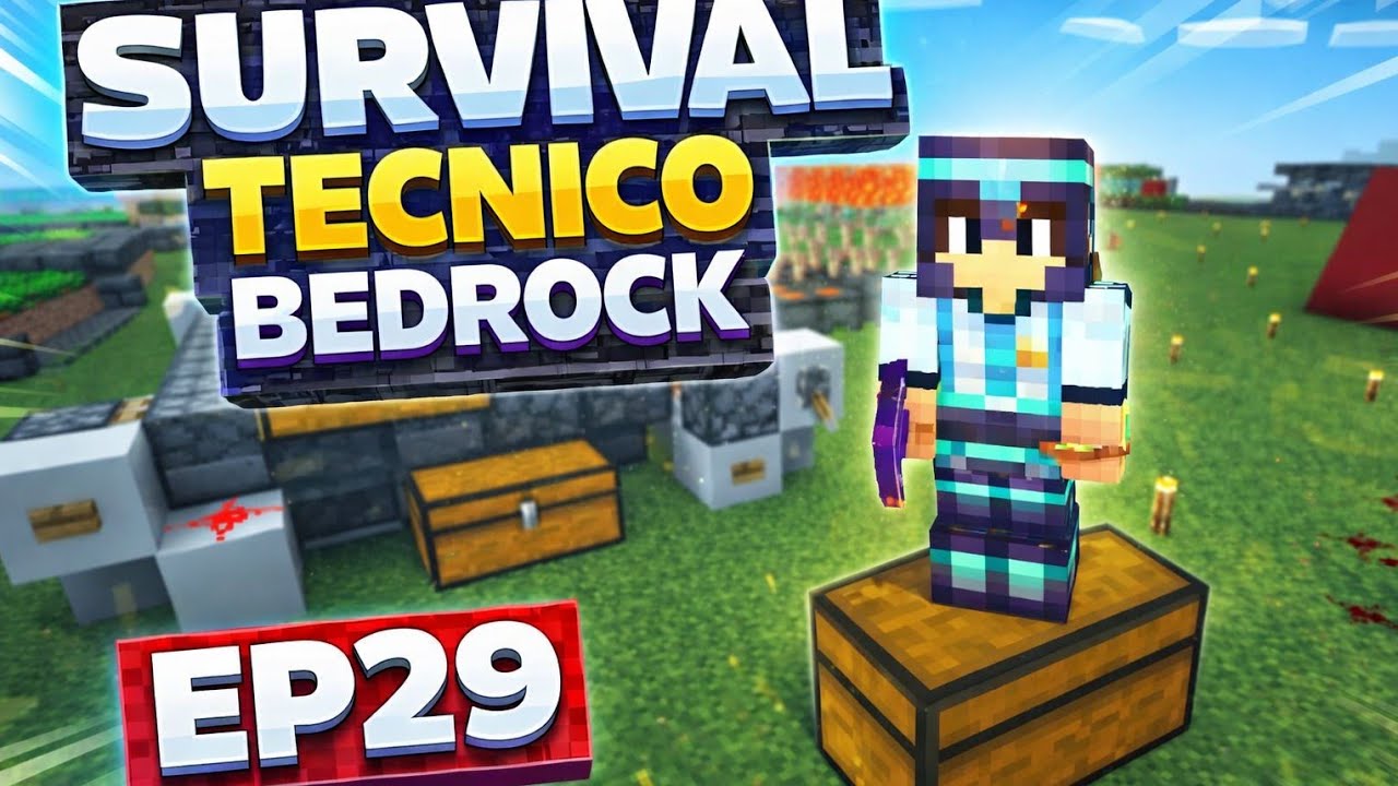 HORNO AUTOMATICO SURVIVAL TECNICO BEDROCK EP29 HE VUELTO AÑAMEBUI