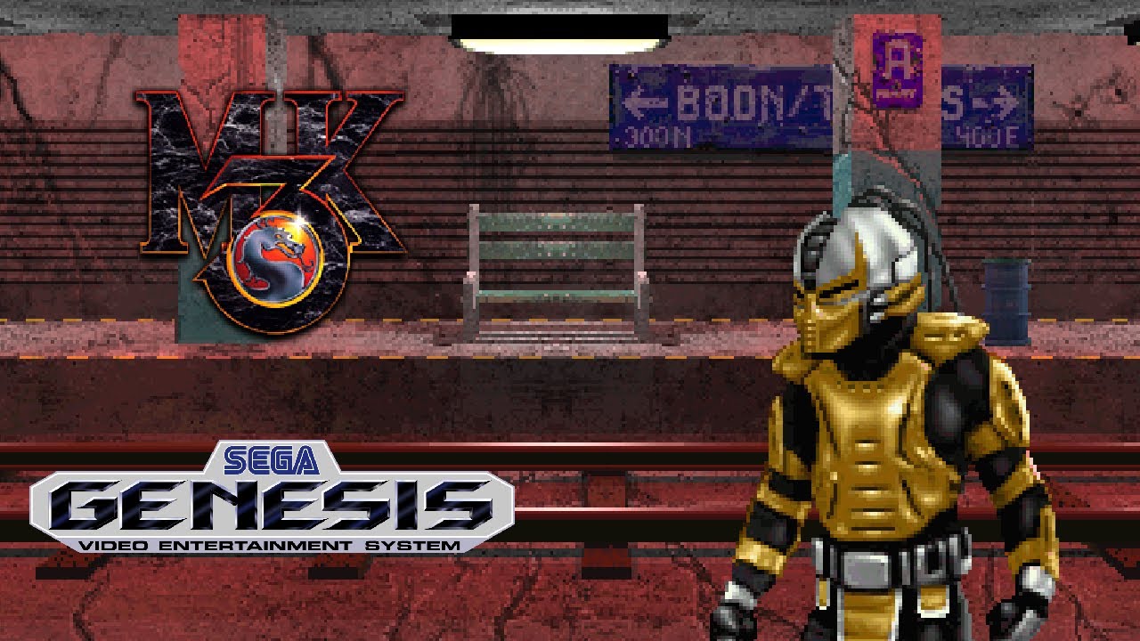 Mortal Kombat 3 (Sega Genesis) - Cyrax Playthrough [HD] | RetroGameUp