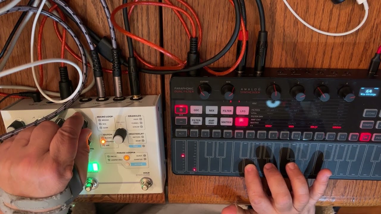 AMBIENT JAM Uno Synth Pro & Hologram's Microcosm Pedal/Music to SLEEP/RELAX/DREAM! (original patch)