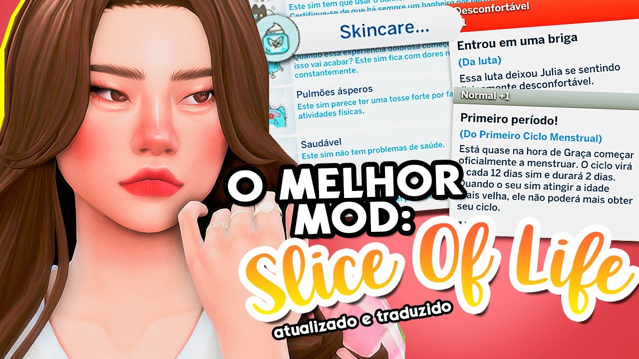SLICE OF LIFE ATUALIZADO E TRADUZIDO: TUDO SOBRE O MELHOR MOD DO THE SIMS 4!