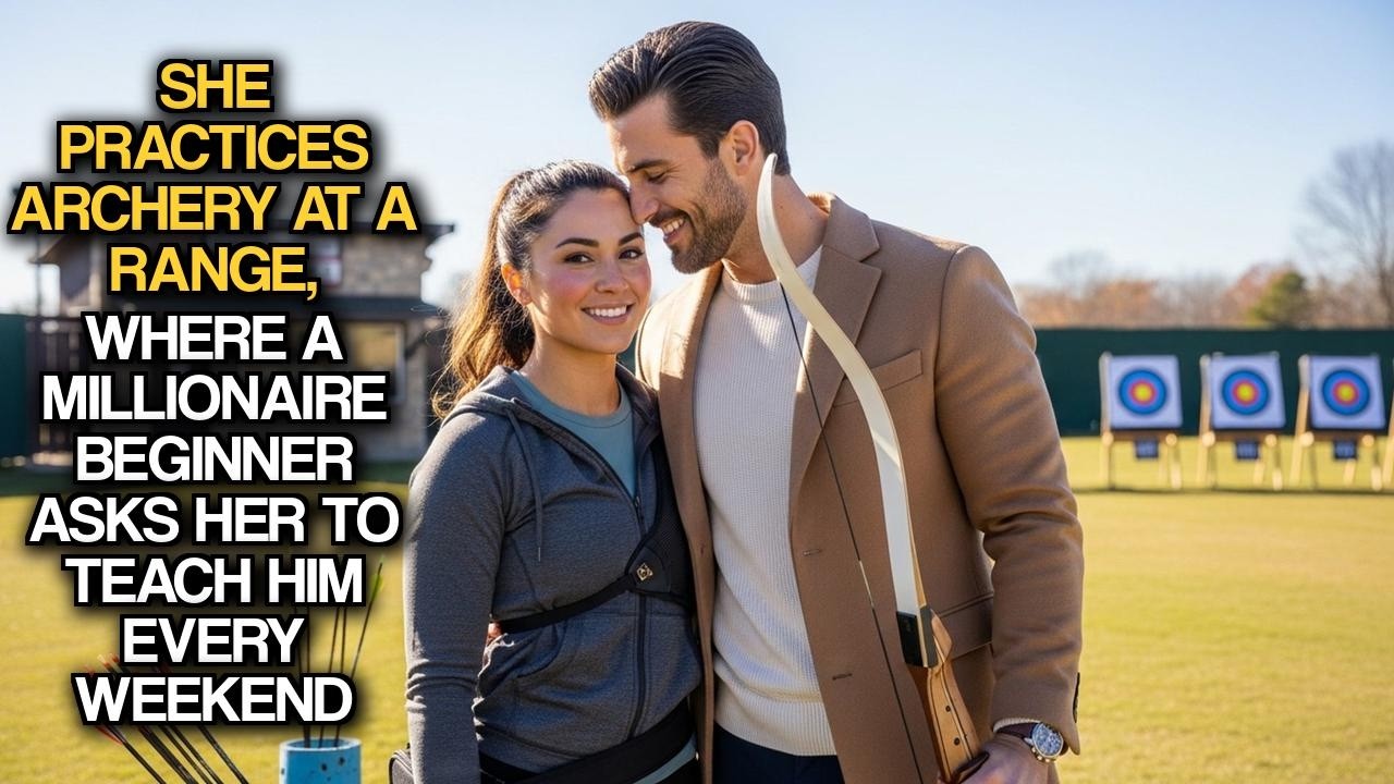 She Practices Archery at a Range, Where a Millionaire Beginner Asks Her to Teach Him Every Weekend