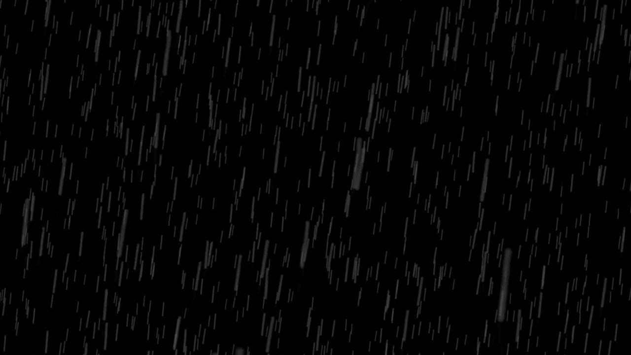 GENTLE NIGHT RAIN - Calm Rain Black Screen Rain for Sleep, Study, Rain NO THUNDER