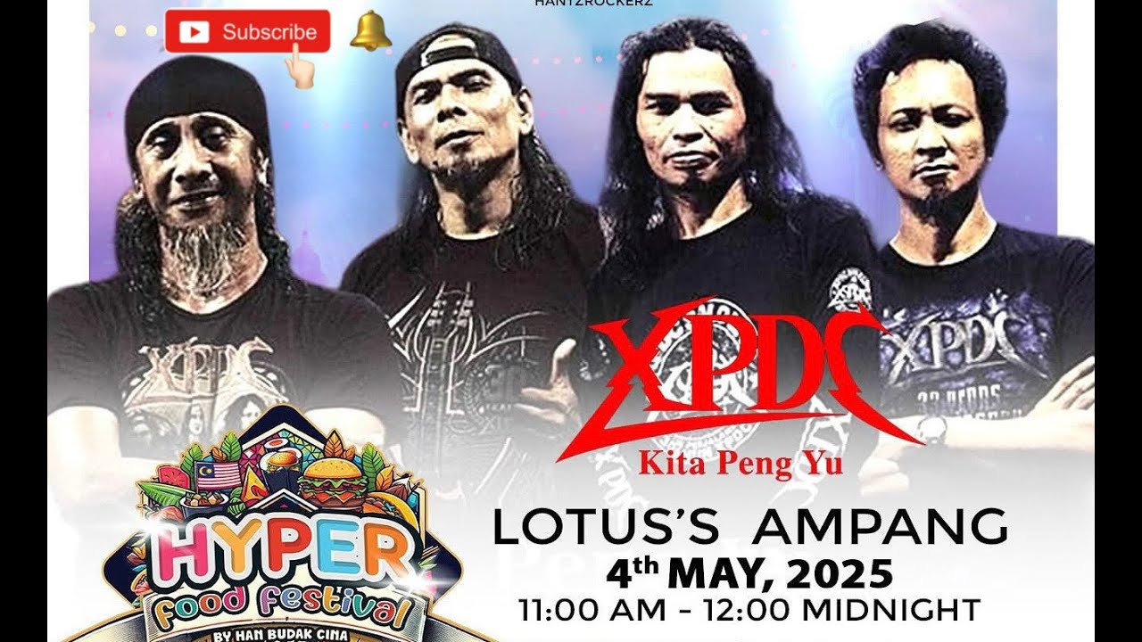VIDEO FULL KONSERT XPDC KITA PENG-YU LIVE DI LOTUS AMPANG SELANGOR 4/5/2025.#subscribe