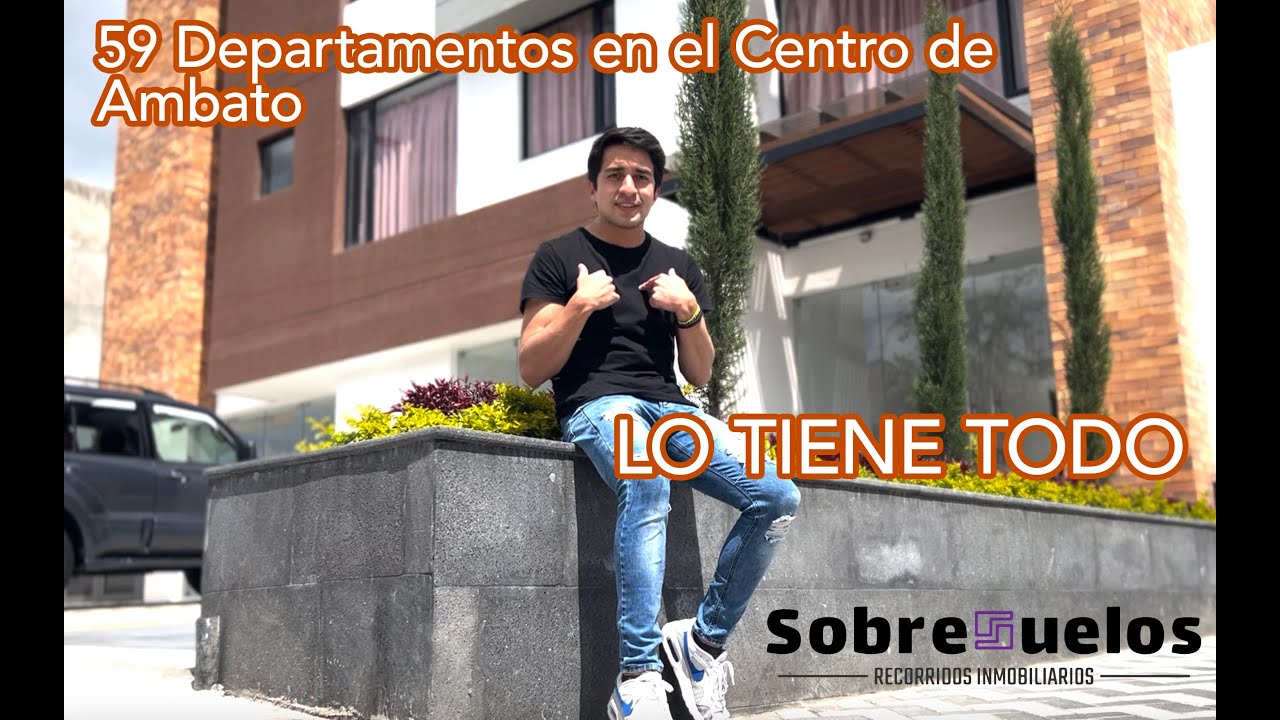 59 DEPARTAMENTOS EN UN EDIFICIO QUE LO TIENE TODO EN EL CENTRO DE AMBATO