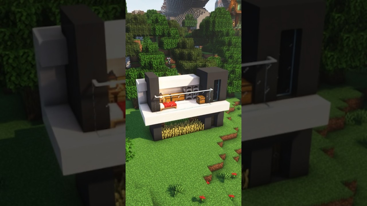 Minecraft Modern House ASMR