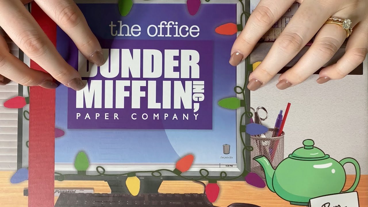 ASMR - The Office Subscription Box (Winter 2020) - unboxing, crinkles, tapping