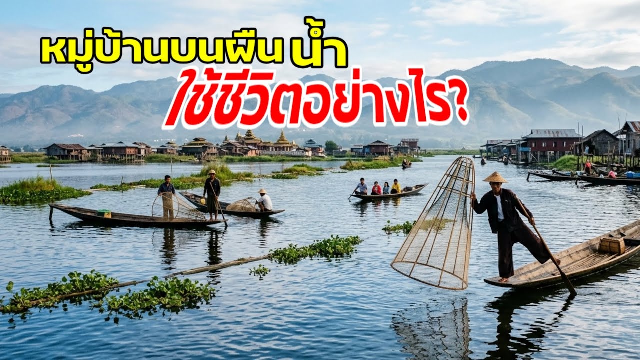 หมู่บ้านบนผืนน้ำ ใช้ชีวิตอย่างไร?