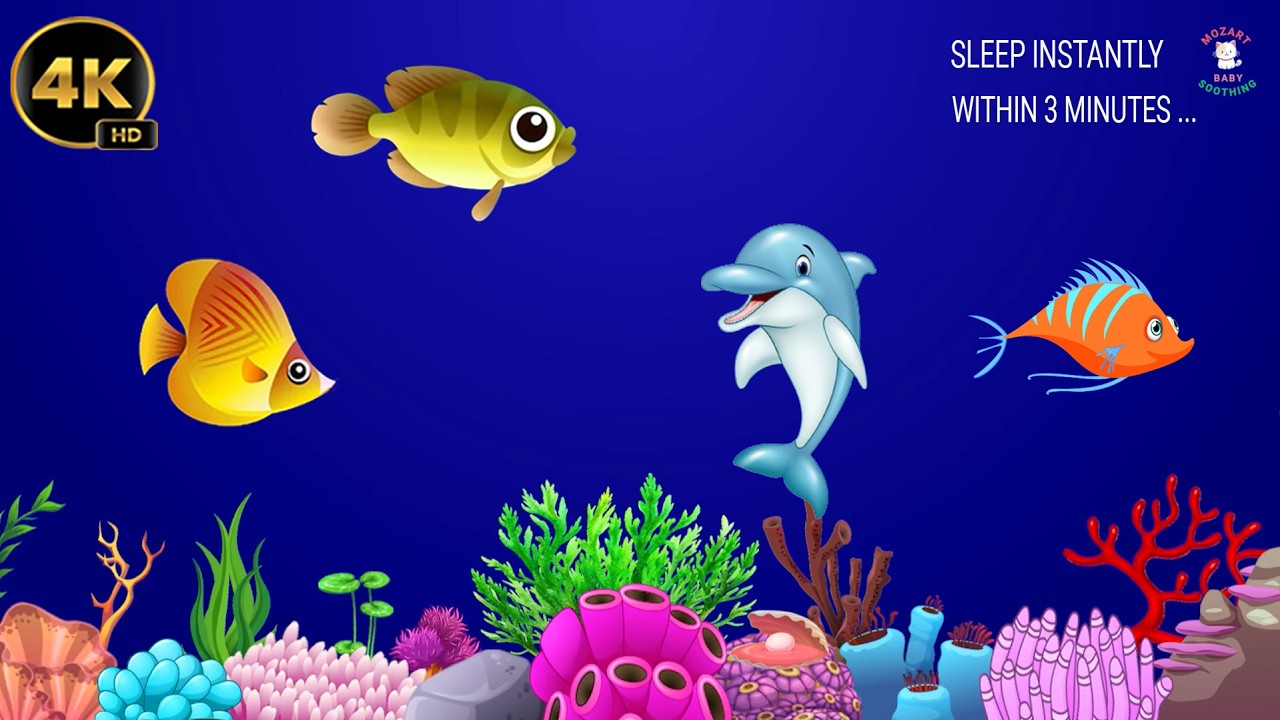 Sleep Instantly in 3 Minutes 💤 Mozart & Brahms Lullabies Baby Sleep Music for Sweet Dreams