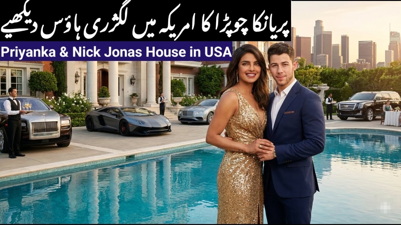 Priyanka Chopra Luxurious House in USA | Richest Couple House | halal baaten