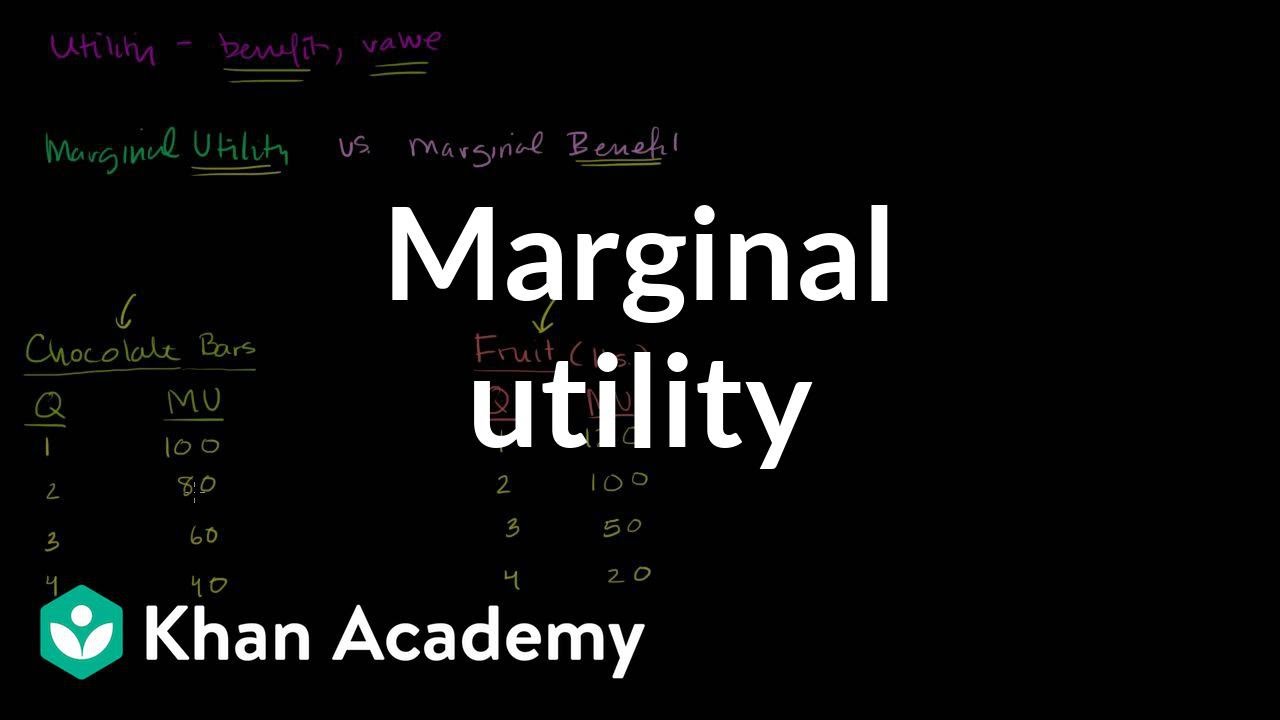 Marginal Utility