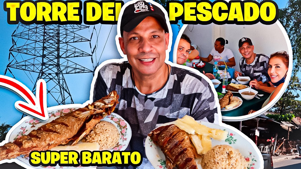 Conozca la  Famosa Torre del pescado 🗼El sitio de Moda en Barranquilla🌺Coma Bueno y Barato 👍🏼☀️