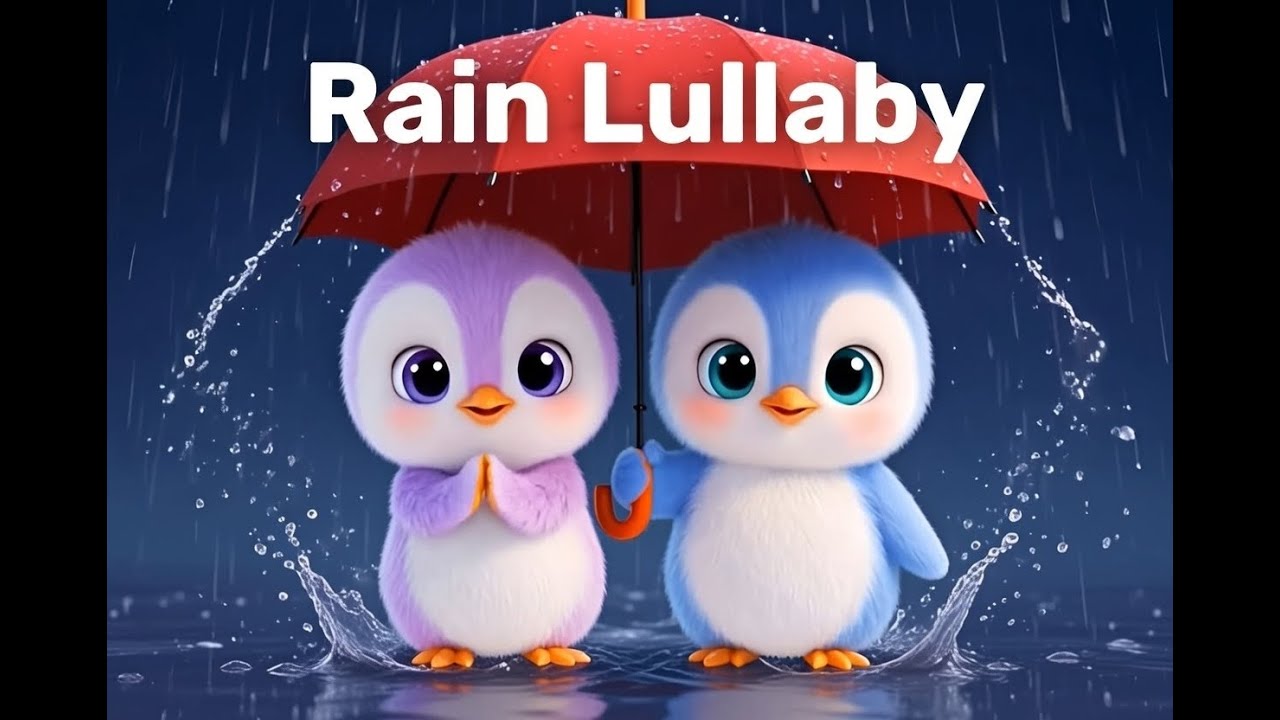 Rain Lullaby 🌧️ | Gentle Sleep Song for Toddlers | Piku Poku