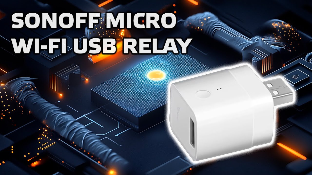 Миниатюрное wi-fi реле с USB - Sonoff micro 5V, простая интеграция Ewelink в Home Assistant