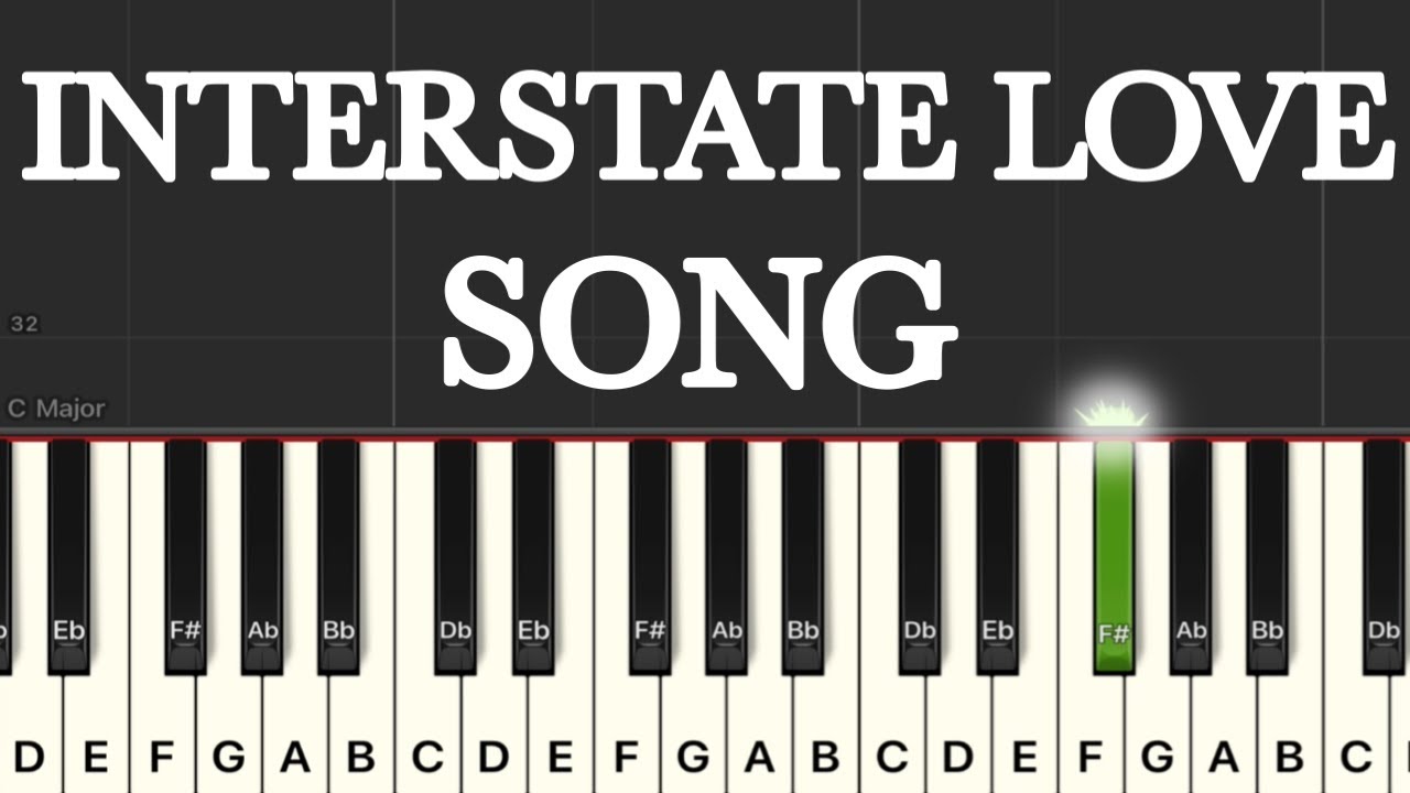 Stone Temple Pilots - Interstate Love Song Piano Tutorial | Medium 
