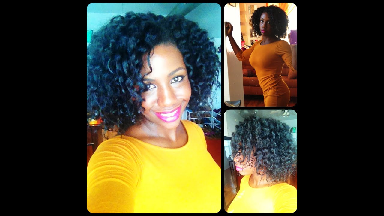 Flat Twist Out Tutorial on 4a 4b 4c Natural Transititioning Hair