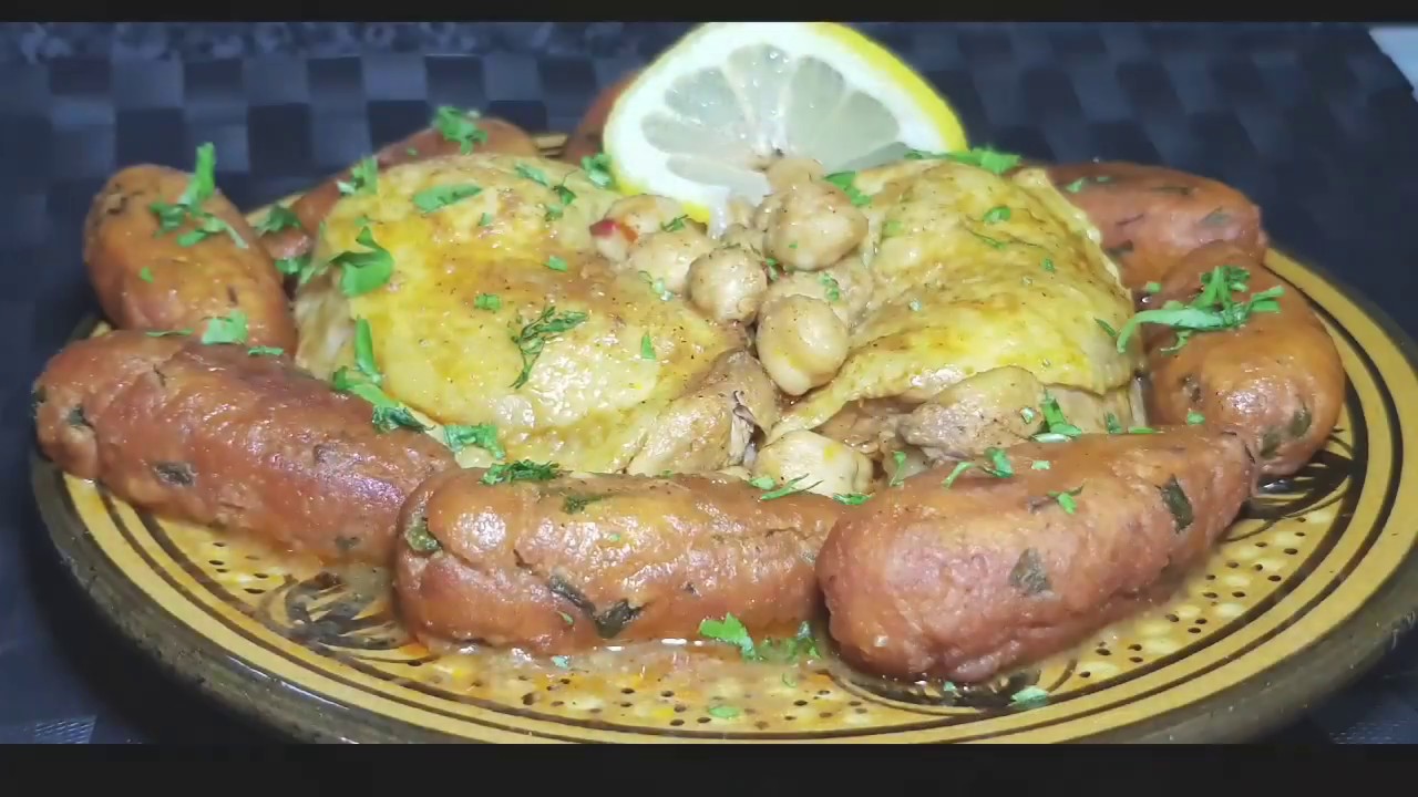 طواجن رمضان 2018 / طاجين المحوت بالدجاج / لمة الجزائريات لإ حياء الوصفات التقليدية