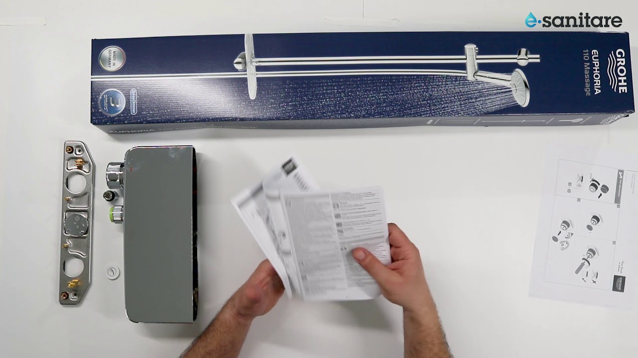Unboxing Grohe Grohtherm Smartcontrol shower set / Set de dus Grohe Grohtherm Smartcontrol 34721000
