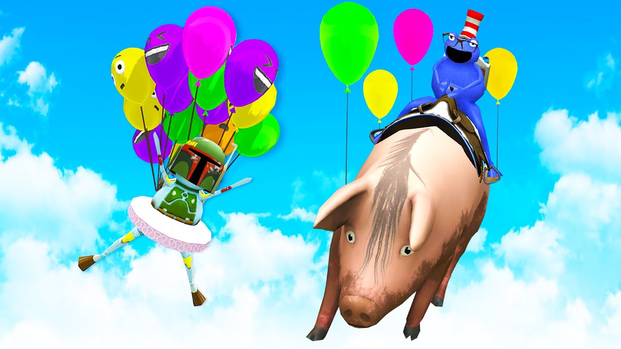 We Found a Pig and Made it Fly in Amazing Frog Multiplayer!
