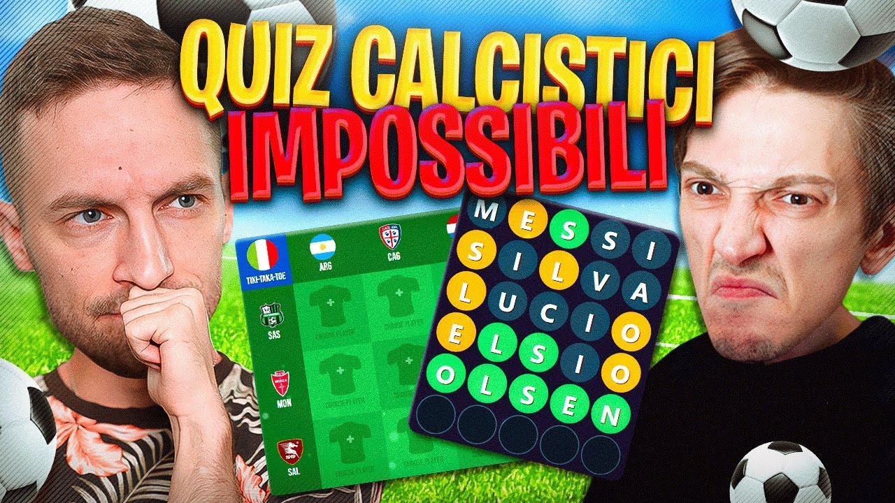 ROHN e DREAD RISOLVONO NUOVI QUIZ CALCISTICI! ⚽️ *difficile*