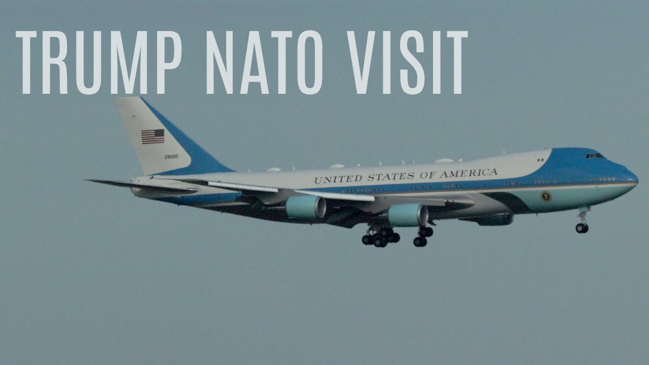 Air Force One in Amsterdam! Trump Arrives for NATO 2025