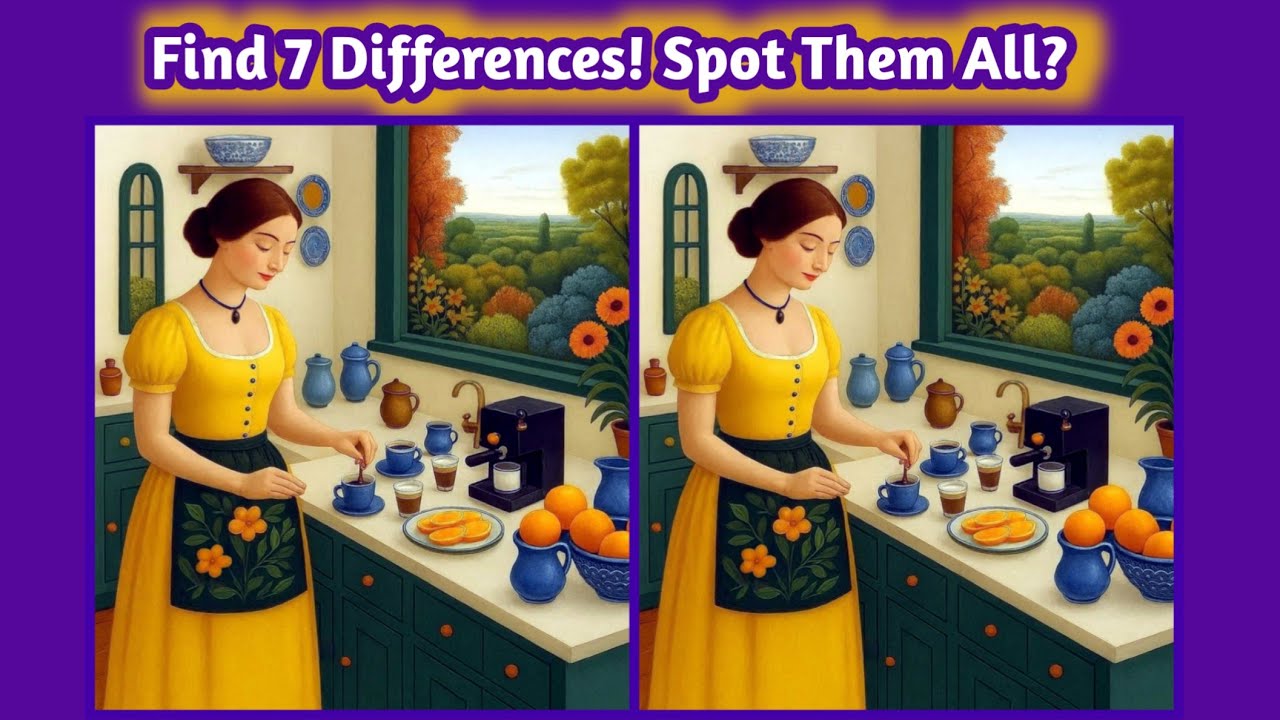 Spot the 7 Differences | Brain Test Challenge | Look and Win