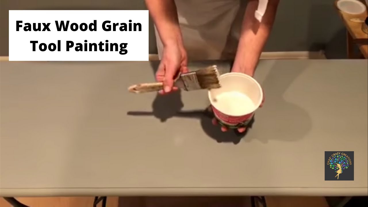 Faux Wood Grain Tool Painting