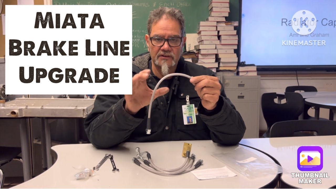 Steel Braided Brake Line Upgrade, Spec Miata, Autocross, MX5, Track Car