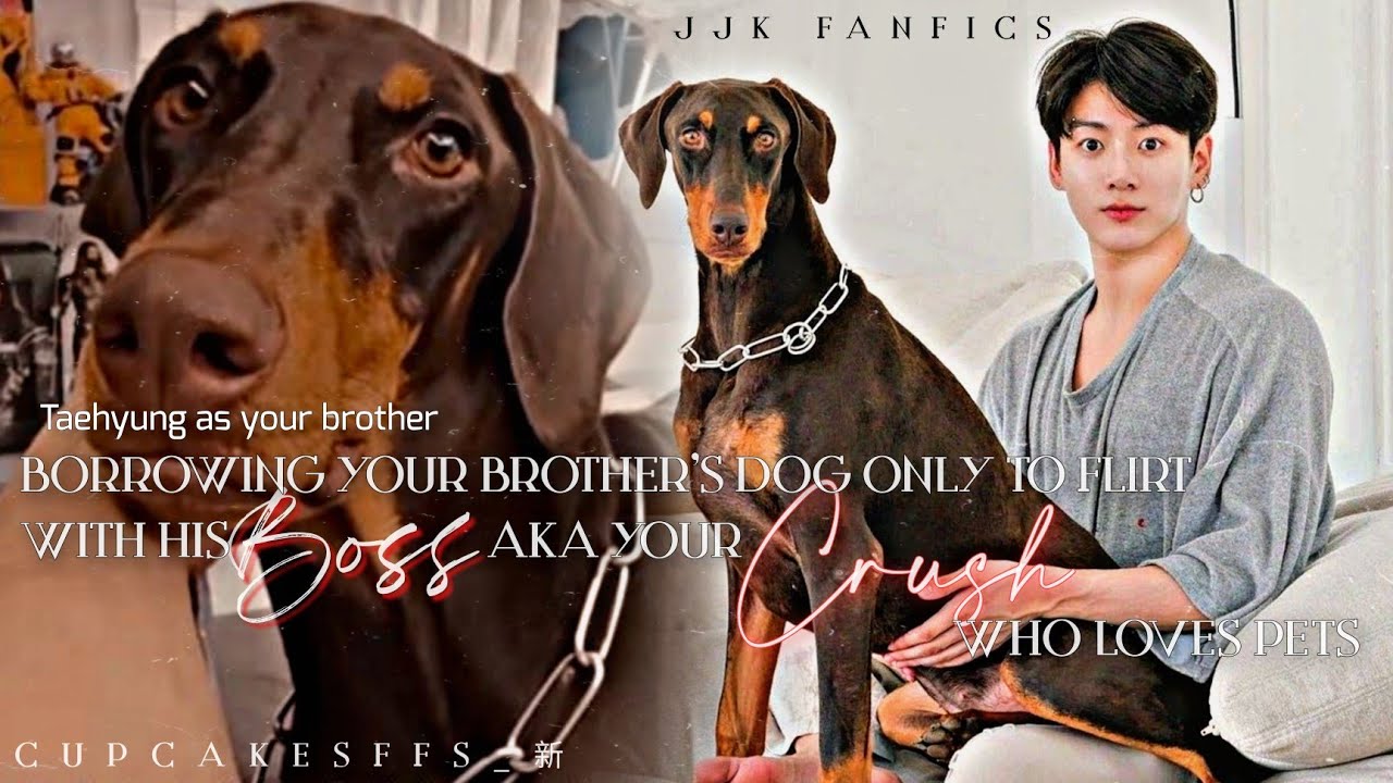 J.Jk Ffs || Borrowing your brother's dog only to flirt with his Boss aka your crush who loves pets