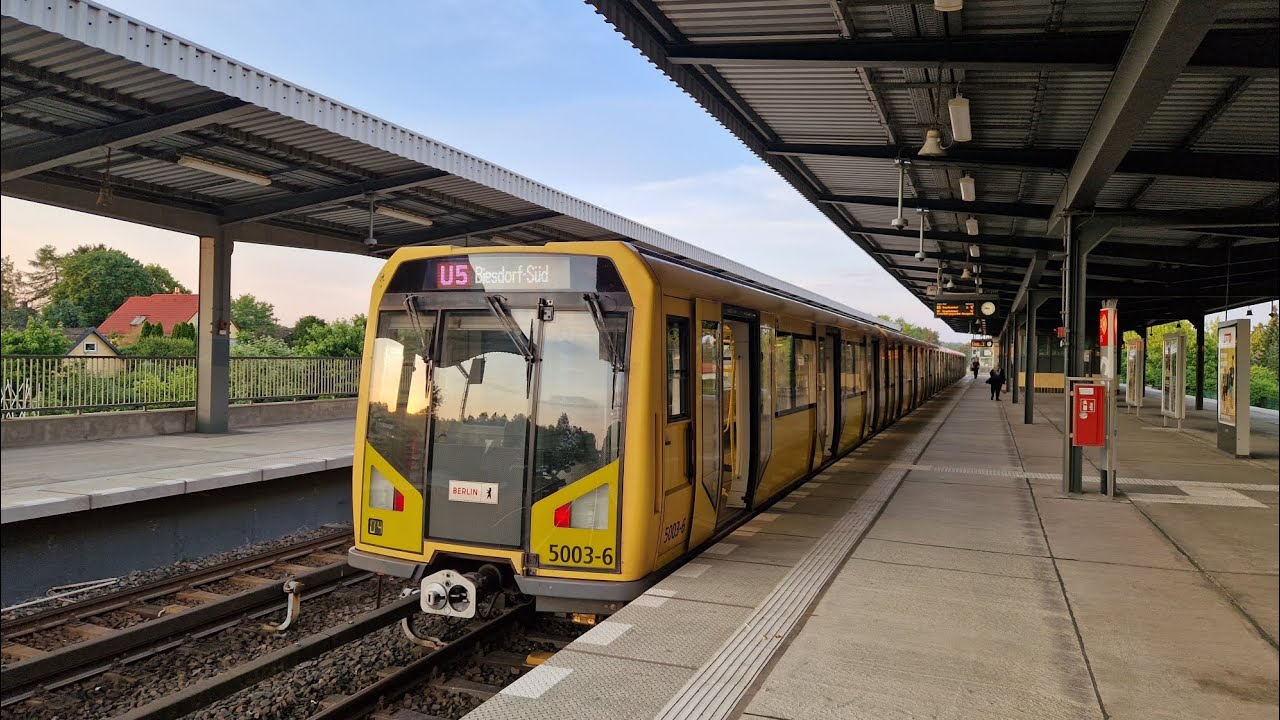 U-Bahn Berlin | Mitfahrt in der U5 von Hauptbahnhof bis Biesdorf-Süd im H97 5003-4