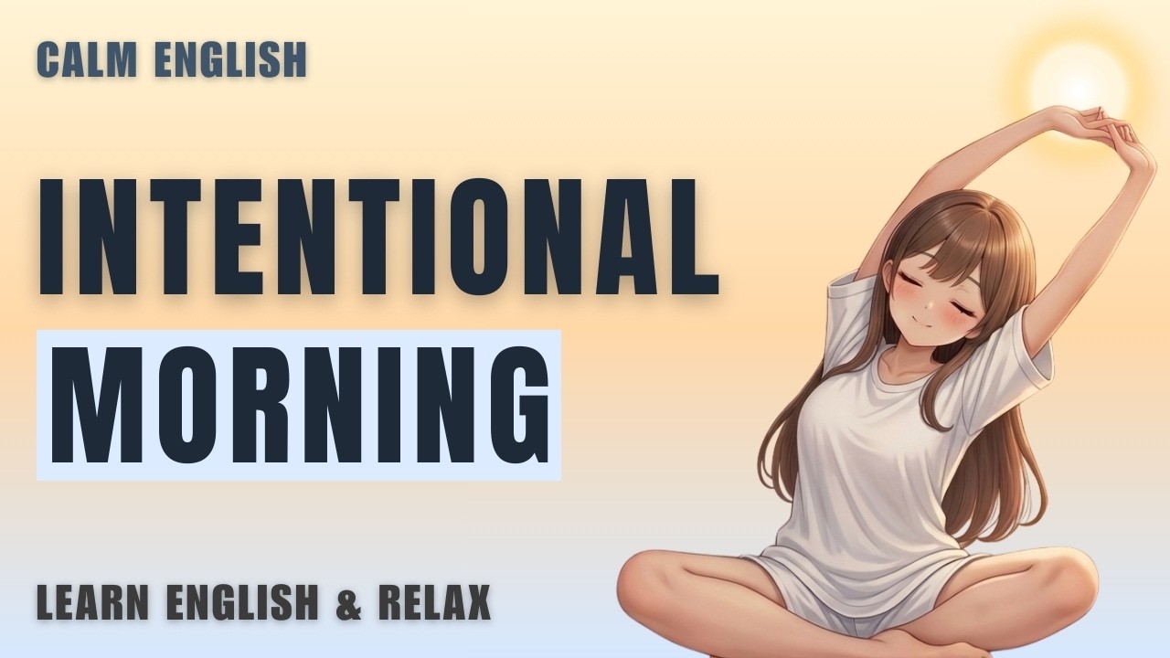 Calm English | A Slow and Intentional Morning | A2-B1 Listening & Mindfulness