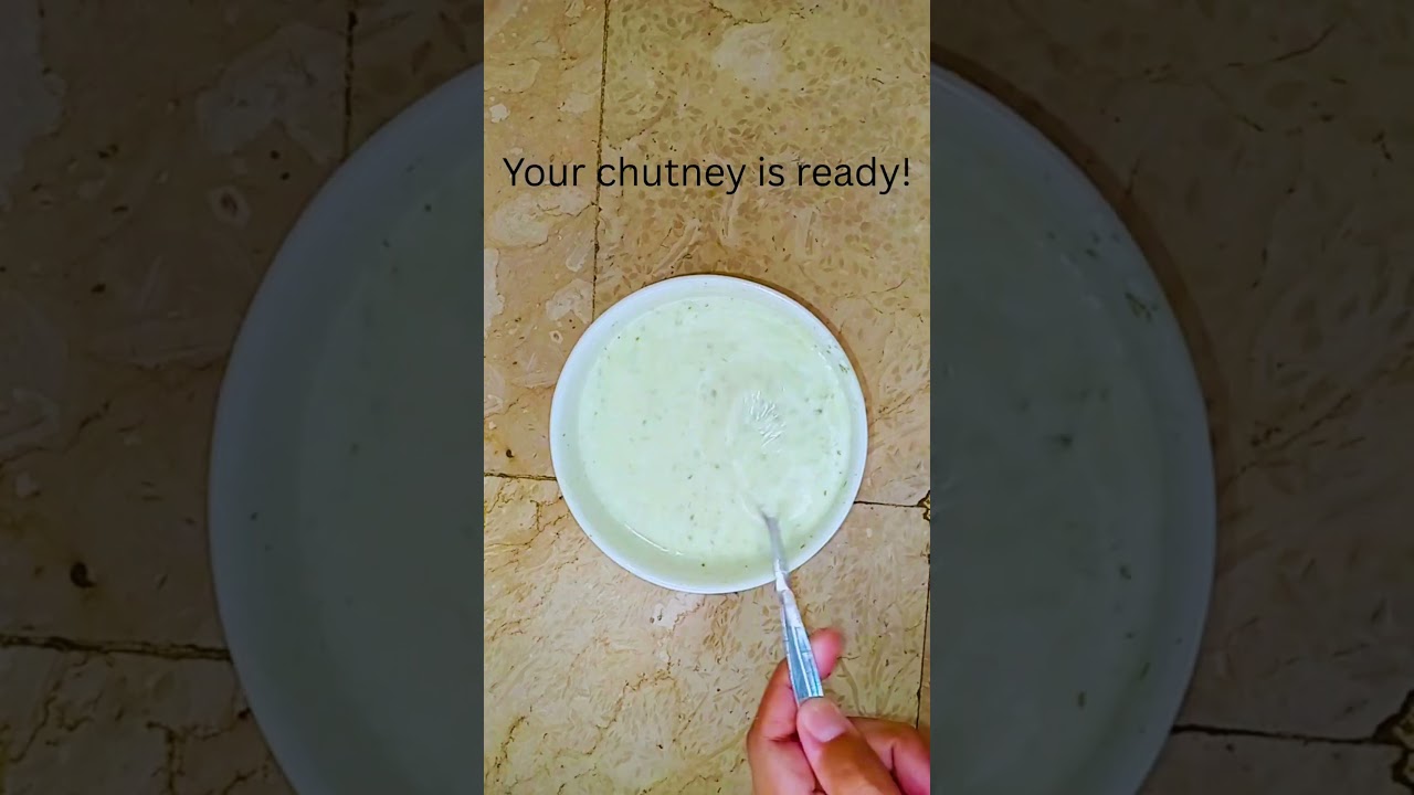 Mint Chutney Recipe | Easy Green Chutney in 1 Minute | Mint Sauce 