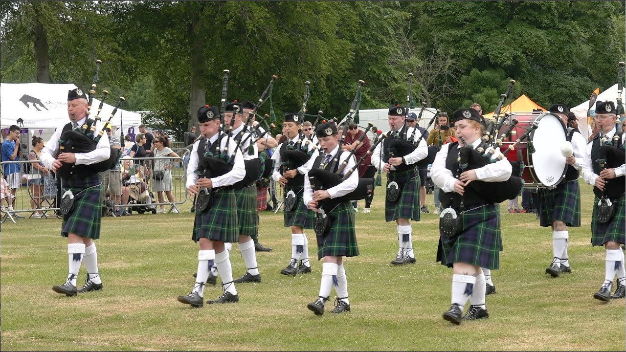 City of Aberdeen Pipe Band take 2nd place in Grade 4A bands at 2023 Aberdeen Highland Games
