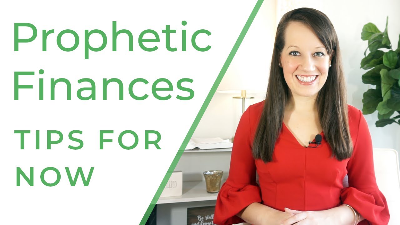Prophetic Finances: What to do right now financially