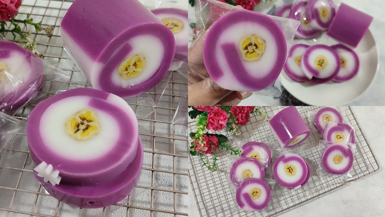HASILNYA LEBIH CANTIK SETELAH DIBUAT SEPERTI INI‼️ PUDING PISANG GULUNG KEKINIAN