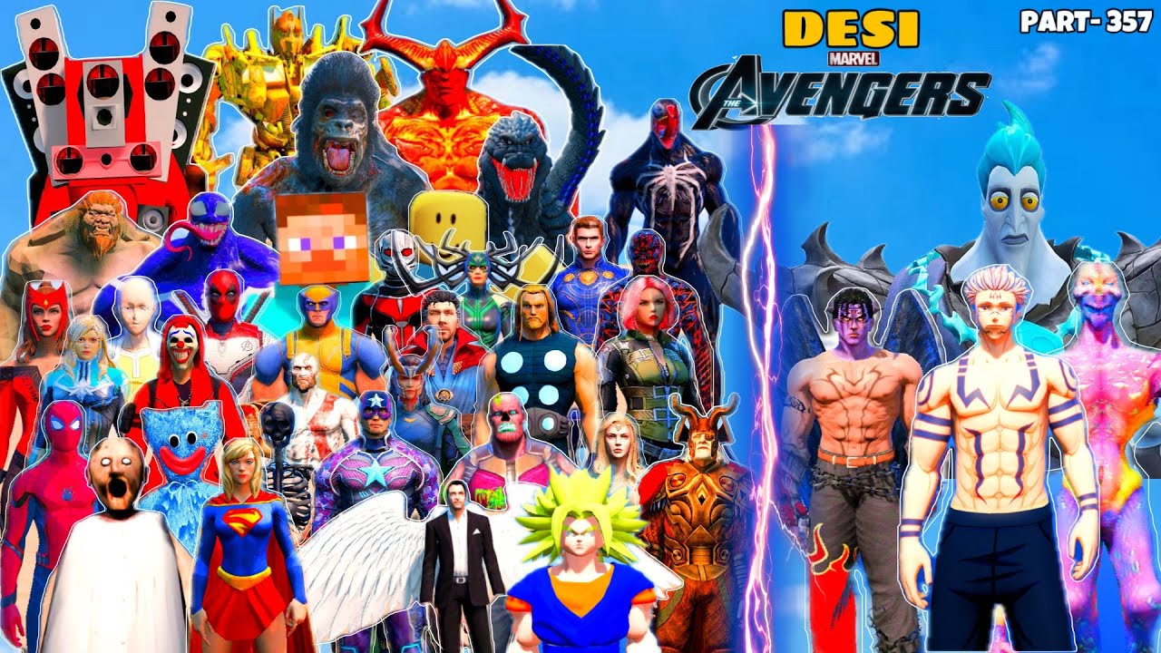 DESI Avengers Could not Save LOKI Attacked by DEVIL GOD and HADES Become Powerful in GTA 5 | #357