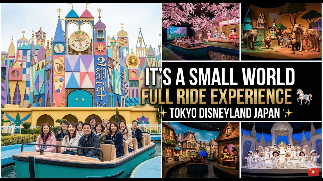 It's a Small World Ride FULL Experience 🎠 | Tokyo Disneyland Japan ✨
