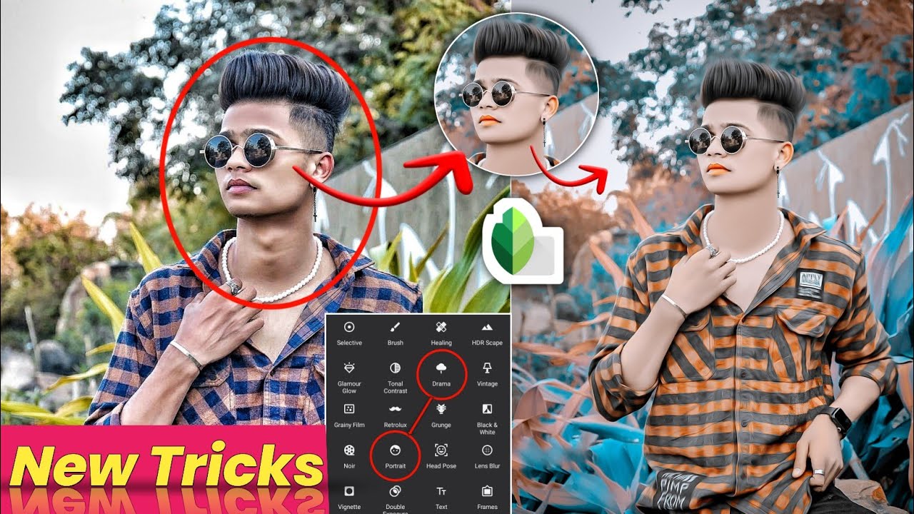 snapseed oil paint face smooth photo editing | snapseed background colour change | snapseed editing