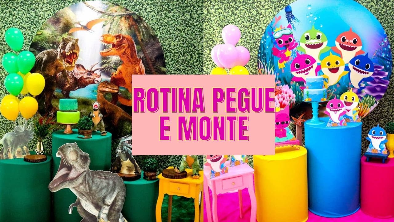Rotina trabalhando com Kits PEGUE E MONTE!