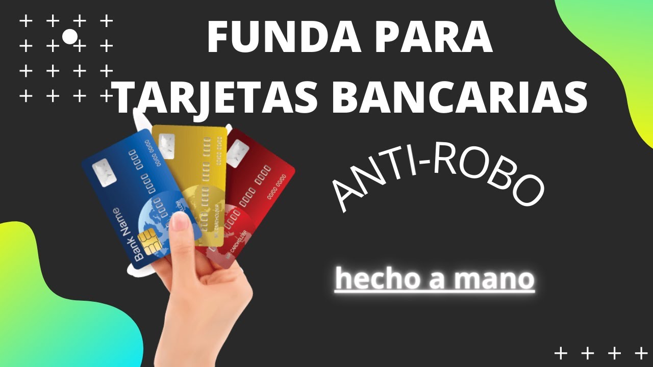 Como HACER una FUNDA ANTI-ROBO para TARJETAS // FUNDA para TARJETAS HECHO en CASA
