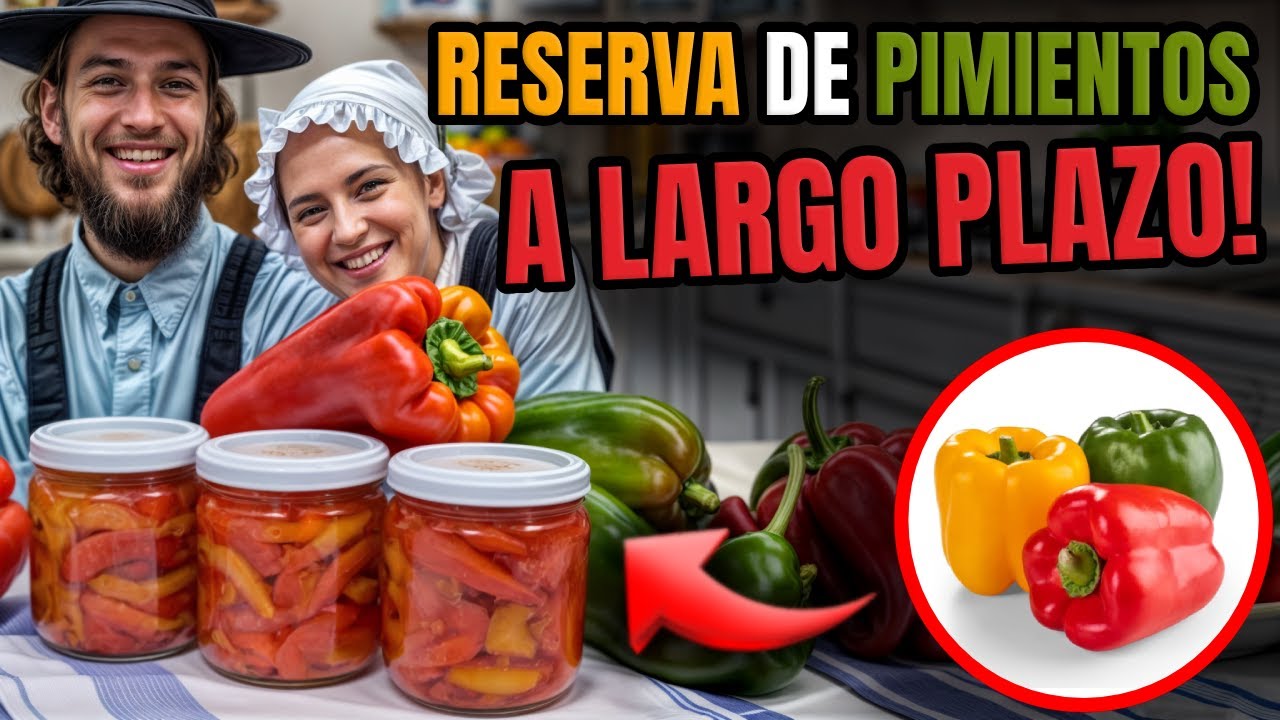 Cómo Conservar Pimientos Sin Nevera: 5 Técnicas Amish Efectivas