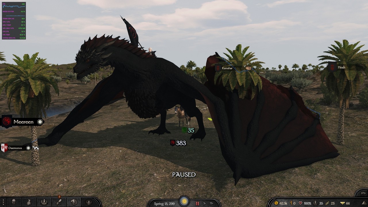 X-2357's M&B Bannerlord: Targaryen Bloodline! REALM OF THRONES OVERHAUL: Game of Thrones modlist.