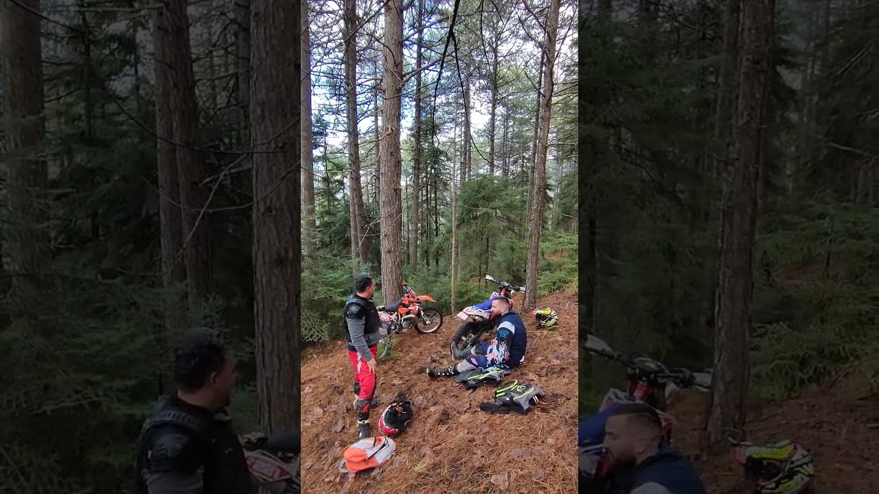 Enduro deep in the Greek forests