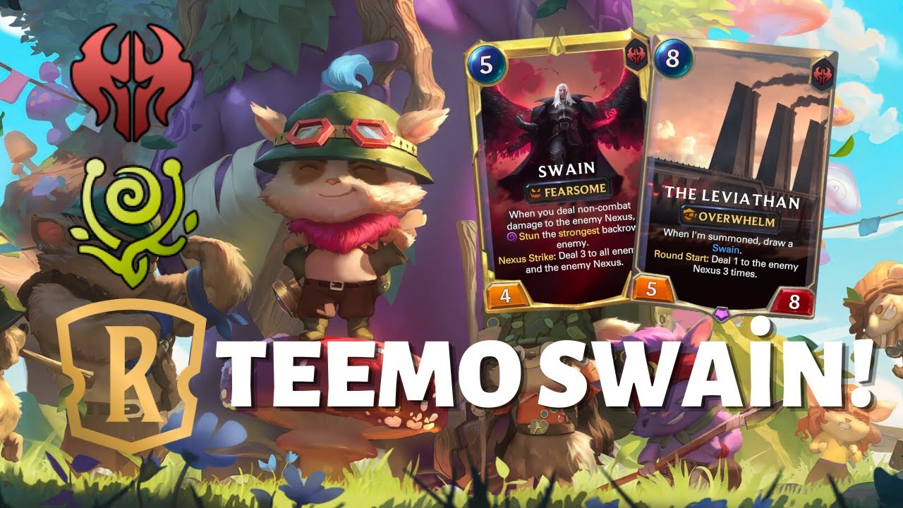 BÜTÜN AGGRO DESTELERİ COUNTER'LAYIN! Teemo/Swain Kontrol [Legends of Runeterra]