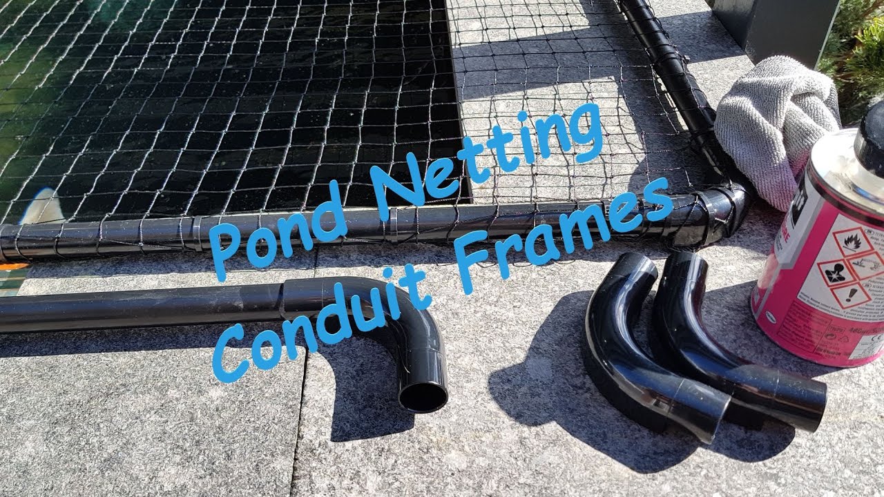 Pond Netting with a Conduit Frame