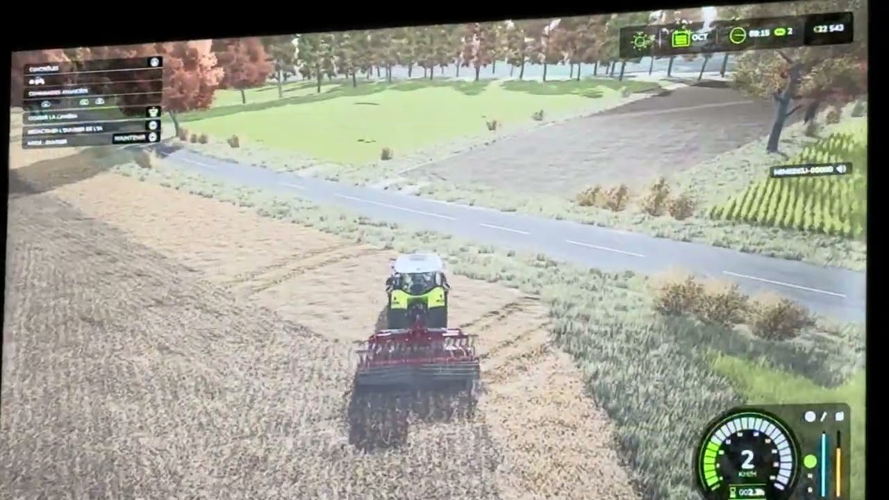 Déchaumage et moisson épisode 2 la ferme des paysans