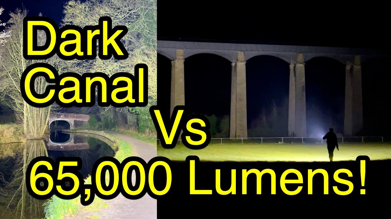 Brightest Flashlight Review: Extreme Dark Beam Shots (Imalent MS12 Mini)