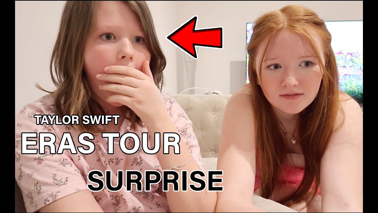 TAYLOR SWIFT ERAS TOUR SURPRISE FOR THE GIRLS!